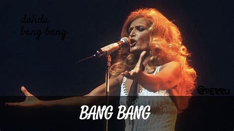 bang bang dalida lyrics